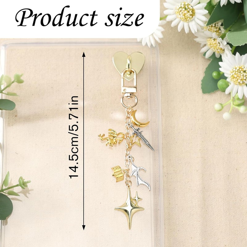 TAKEALOOKO Store Fantasy Charm Chain for Kindle - Fantasy Chain Bracelet Strap Decorating Accessories, Gift for E-Reader Book Lover - Image 2